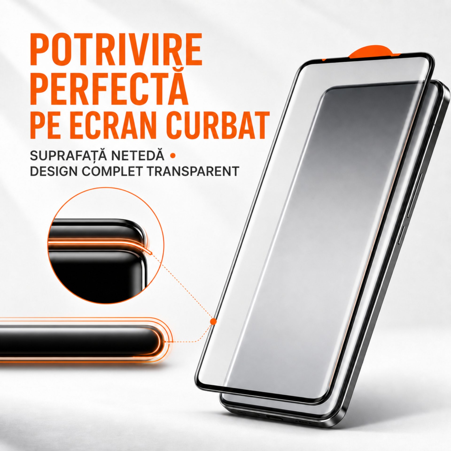 Folie de Protecție din Sticlă Securizată, , pentru Motorola Moto G9 Plus, Model 111D, Duritate 9H, Adeziv Integral, Acoperire Completă, Negru 4