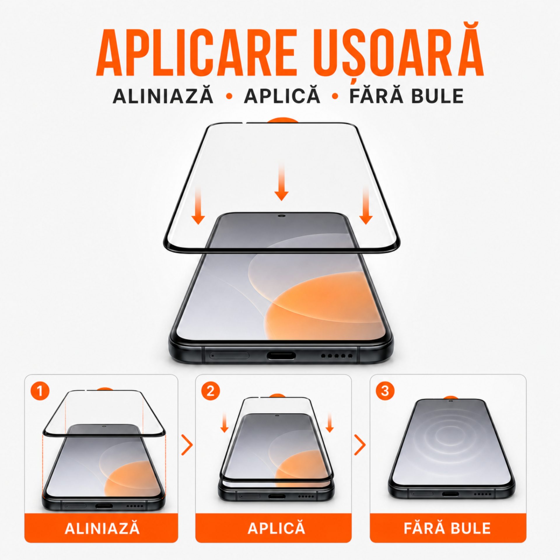 Folie de Protecție din Sticlă Securizată, , pentru Motorola Moto G9 Plus, Model 111D, Duritate 9H, Adeziv Integral, Acoperire Completă, Negru 2