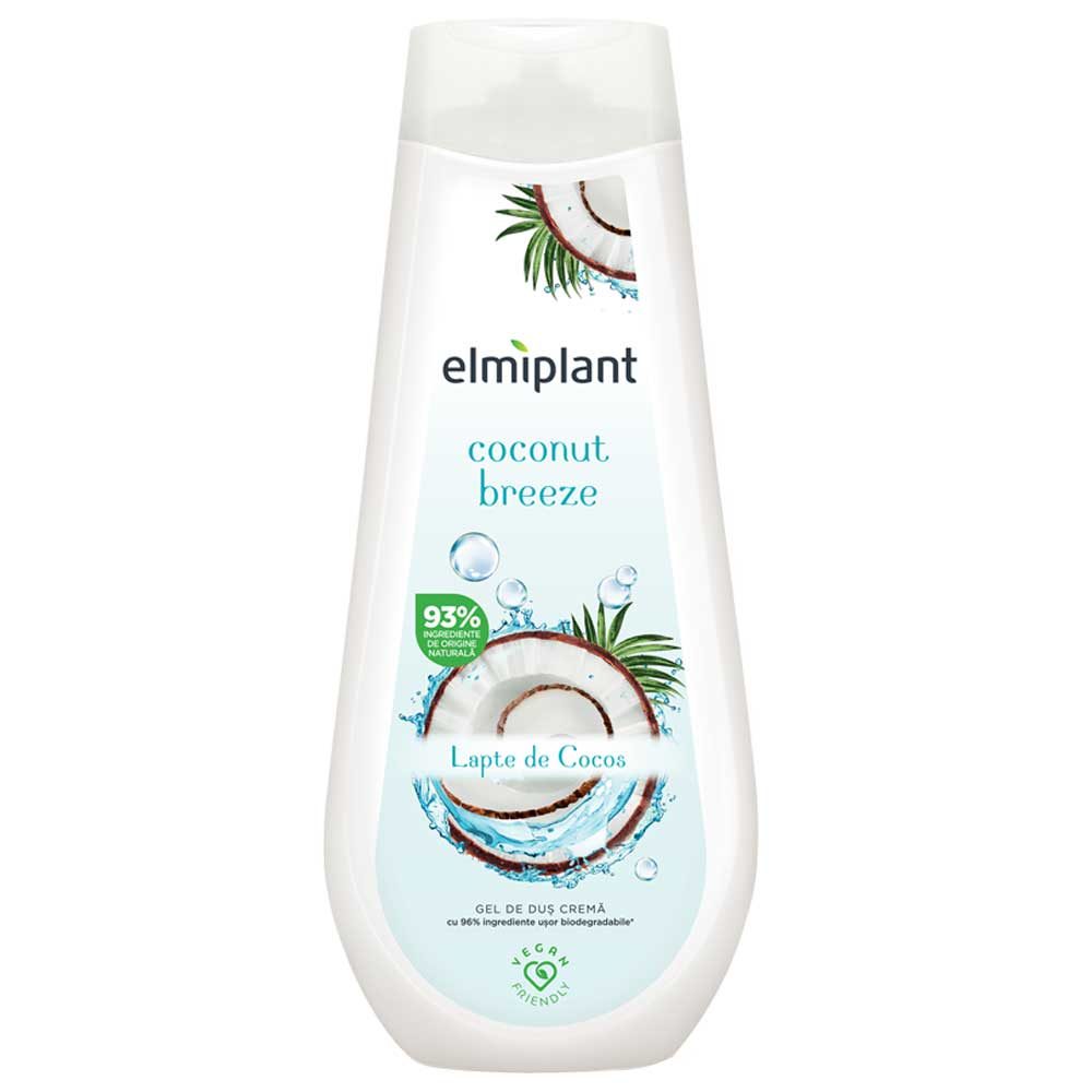 Gel de Dus Crema, Elmiplant, Coconut Breeze, 750 ml 2