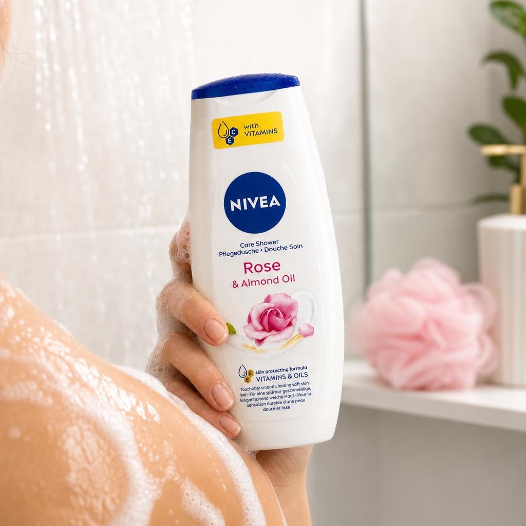 Gel de Dus, Nivea, 250 ml Rose