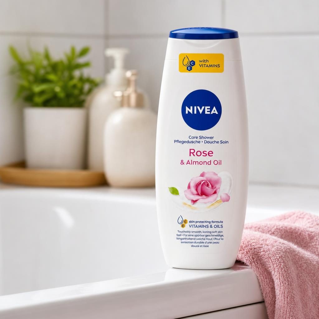 Gel de Dus, Nivea, 250 ml Rose
