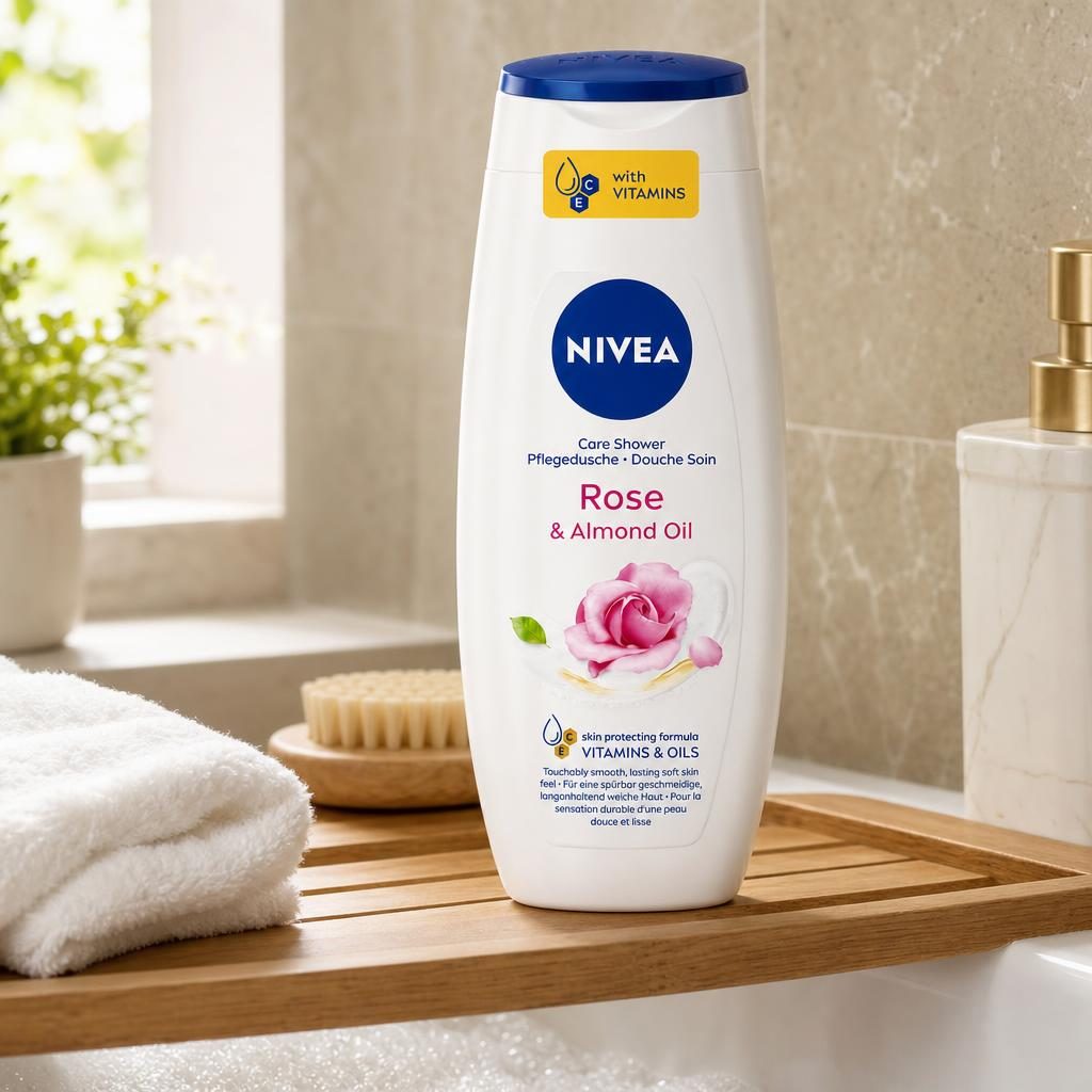 Gel de Dus, Nivea, 250 ml Rose