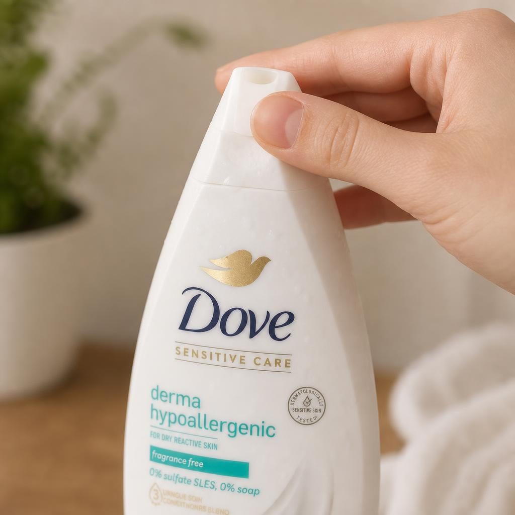 Gel de Dus, Dove, 450 ml Derma Hypoallergenic