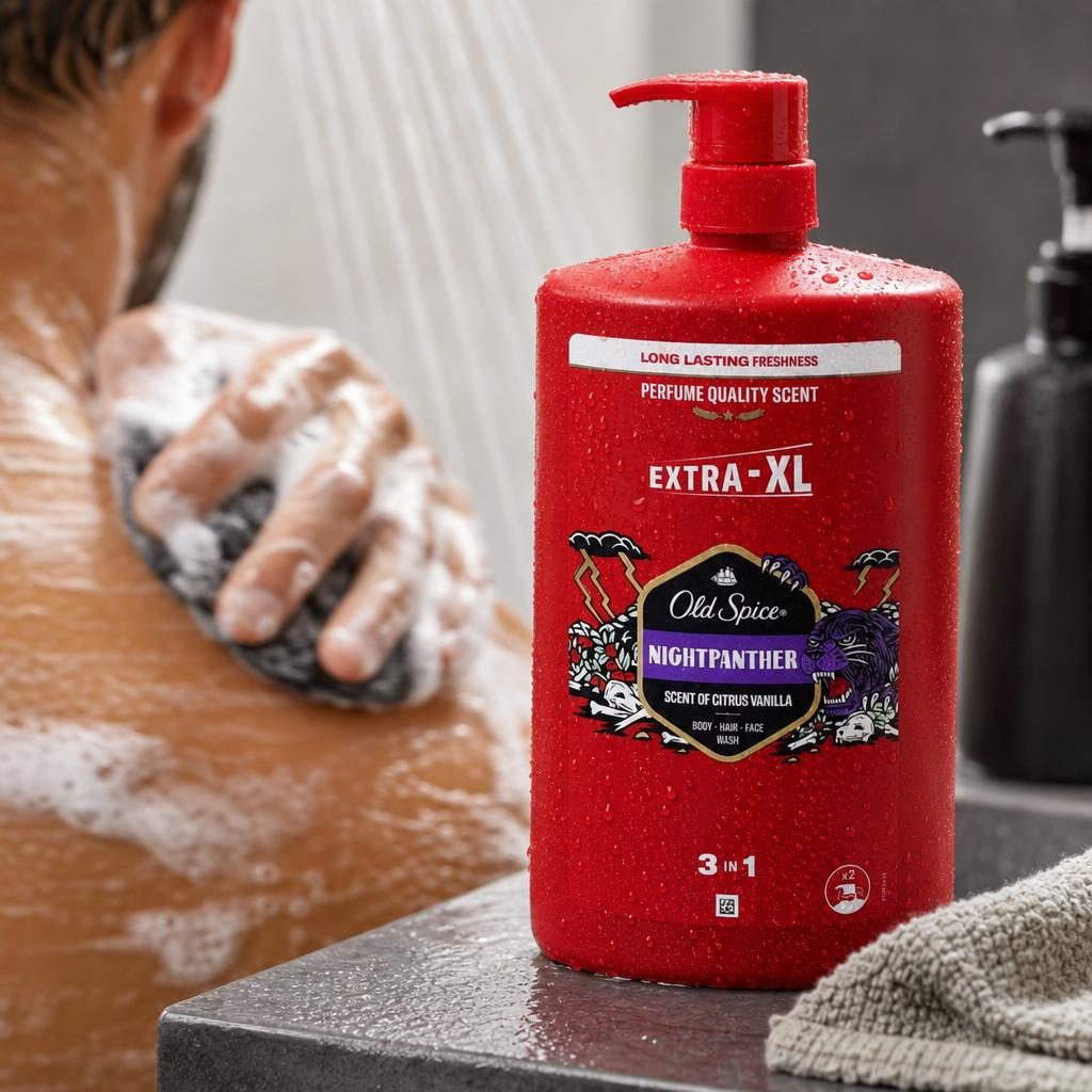 Gel de Dus, Old Spice,/Sampon 1 L 3in1 Nightpanther
