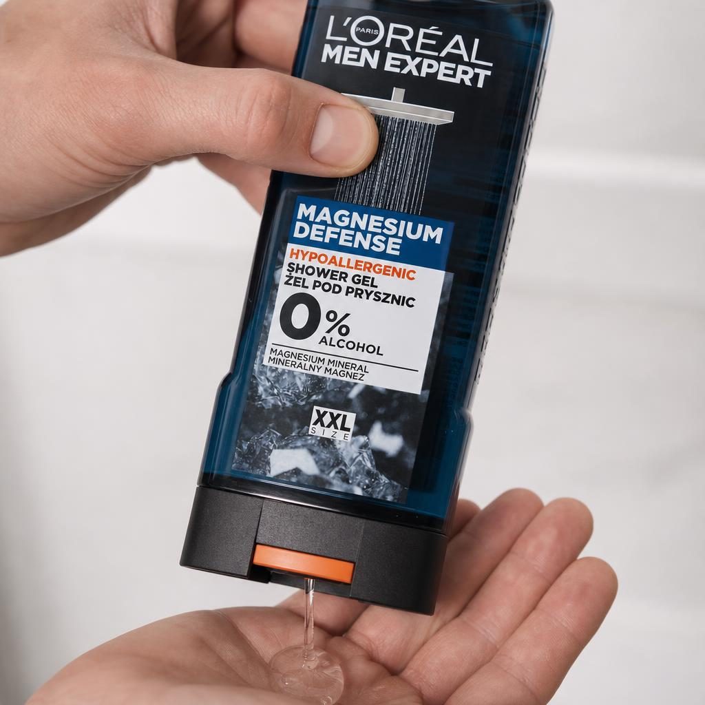Gel de Dus, Loreal Men Expert, 400 ml Magnesium Defense