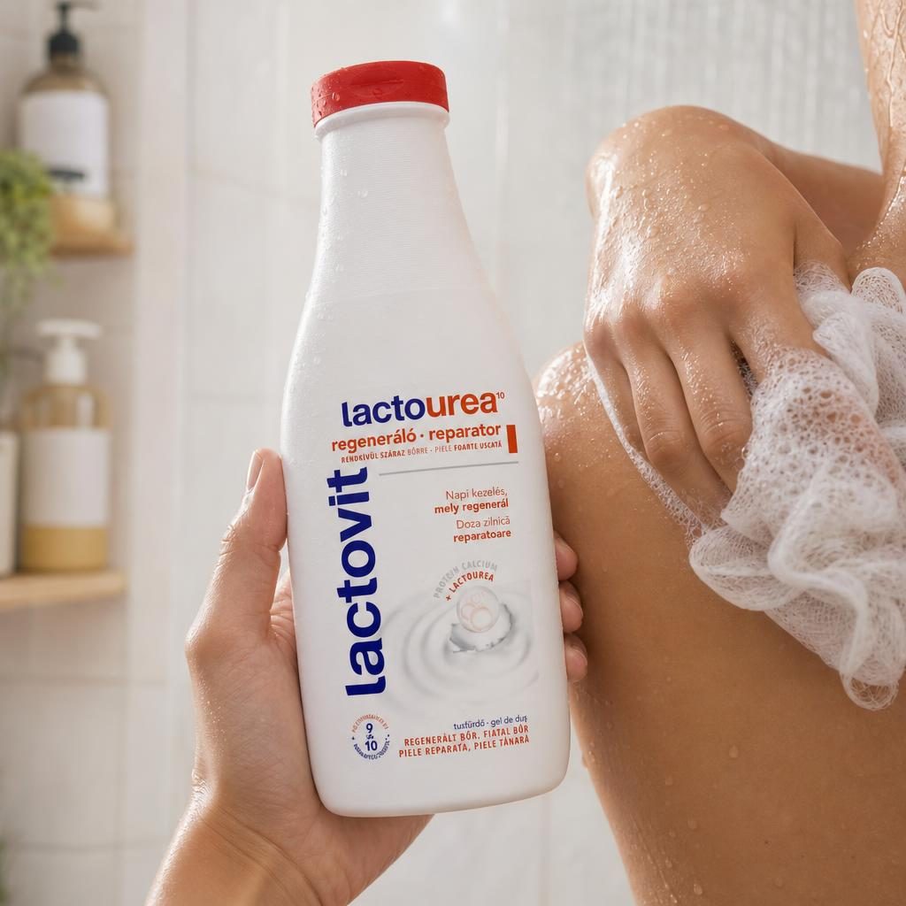 Gel de Dus, Lactovit, 600 ml Lactourea