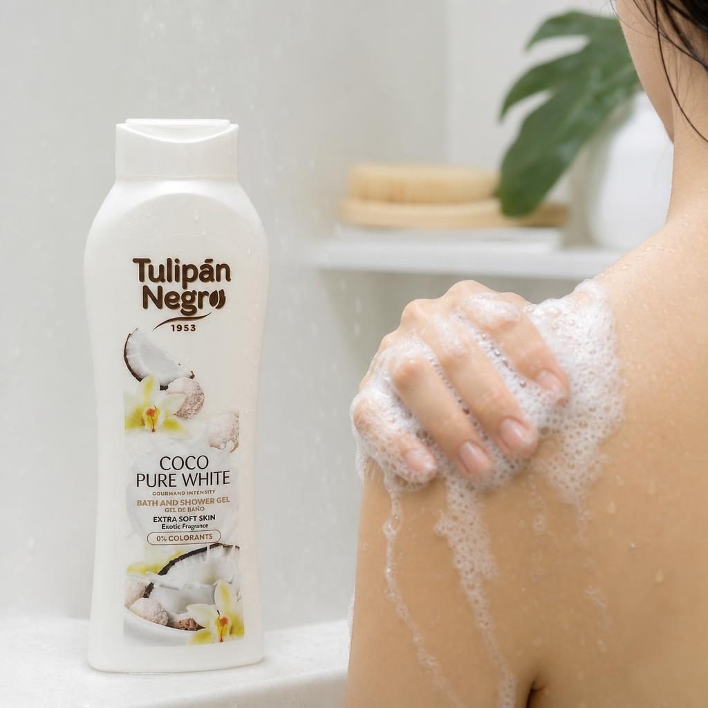 Gel de Dus, Tulipan Negro, 650 ml Cocos