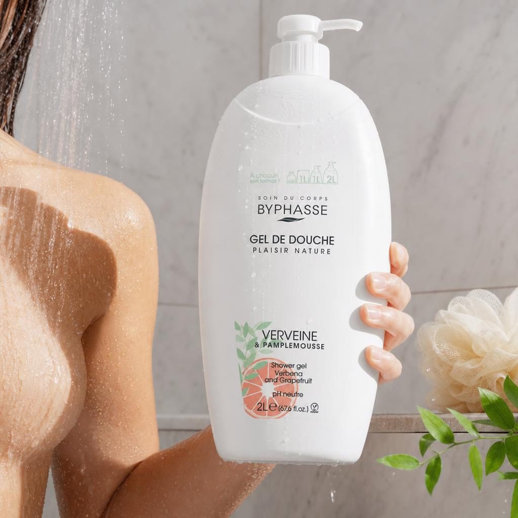 Gel de Dus, Byphasse, Crema 2 L Verveine Pamplemousse