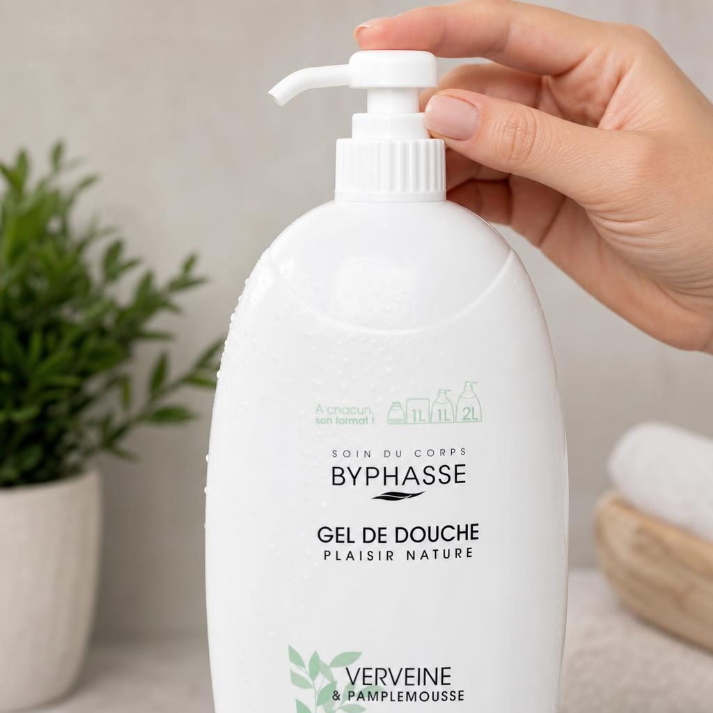 Gel de Dus, Byphasse, Crema 2 L Verveine Pamplemousse
