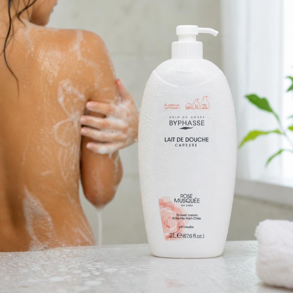 Gel de Dus, Byphasse, Crema 2 L Rose Musque