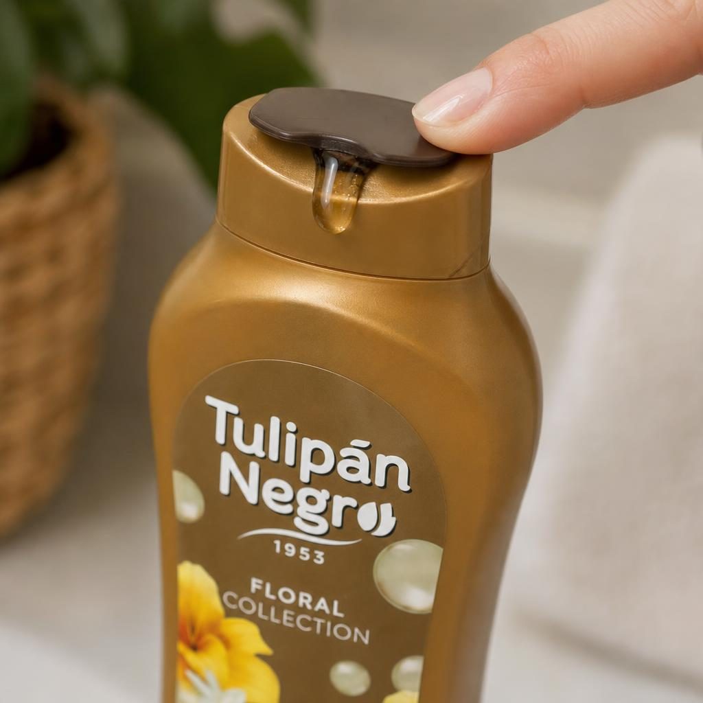 Gel de Dus, Tulipan Negro, 650 ml Floral Ambar Sandalo