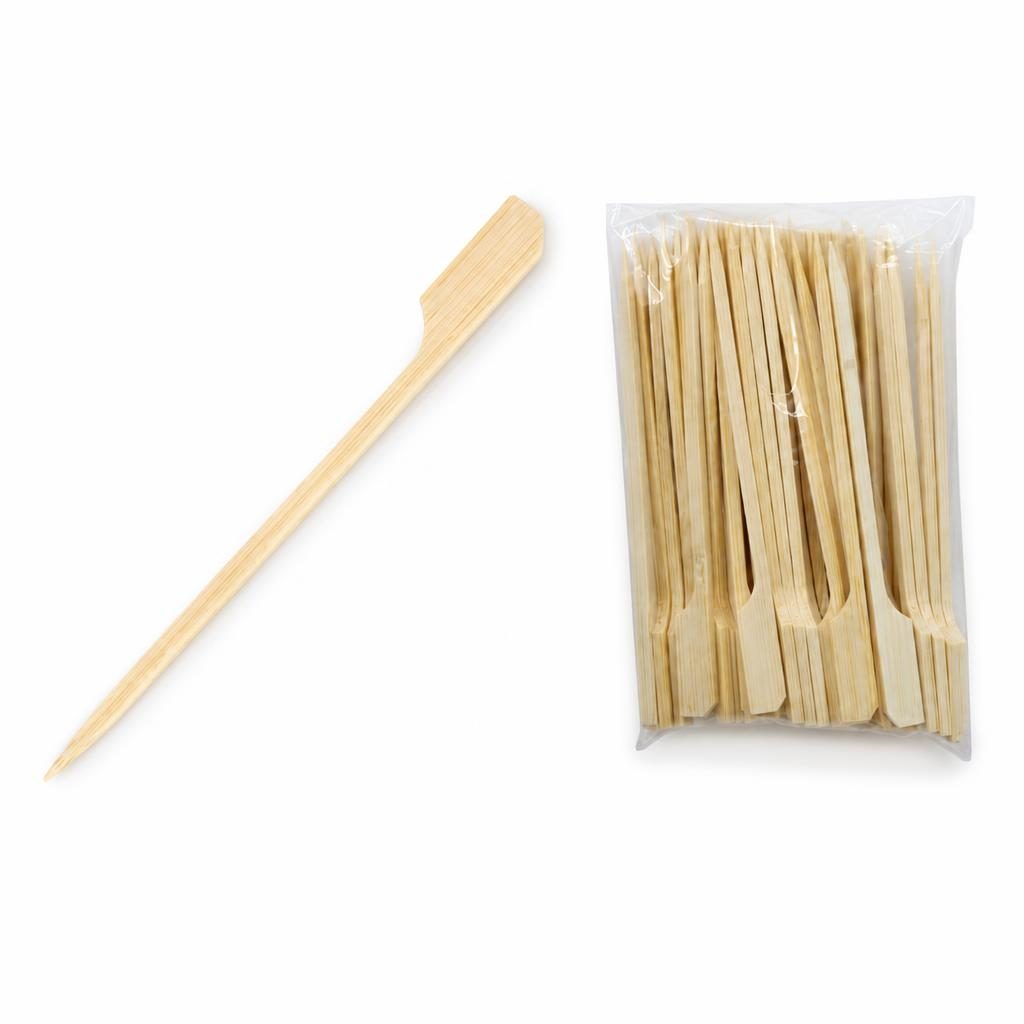 Set 50 Bete Pentru Frigarui, , Tip Teppo, Din Bambus, Pentru Gratar si BBQ
