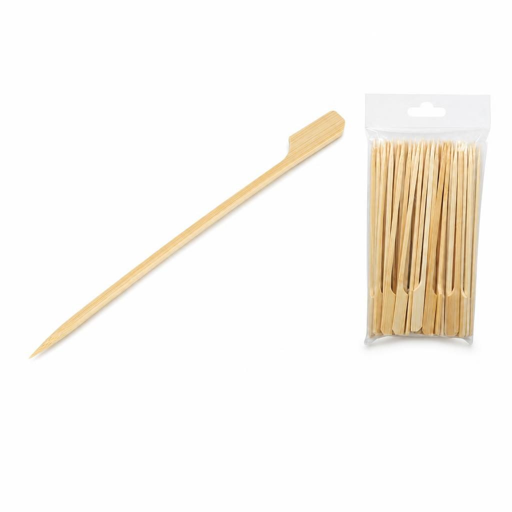Set 50 Bete Pentru Frigarui, , Tip Teppo, Din Bambus, Pentru Gratar si BBQ