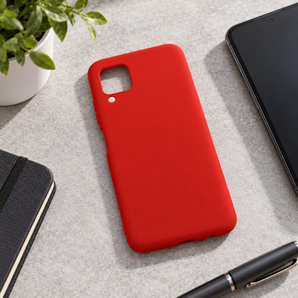 Husă mată roșie Flippy compatibilă cu Samsung Galaxy A51