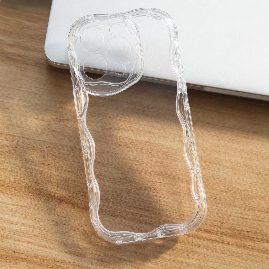 Husa de Protectie, , Husa pentru Apple iPhone 14 Pro, Model Atipic din Silicon, Antisoc, Rezistenta la Impact, Protectie Camera, Transparenta 2