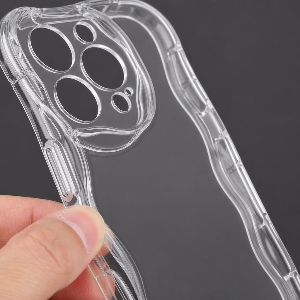 Husa de Protectie, , Husa pentru Apple iPhone 14 Pro, Model Atipic din Silicon, Antisoc, Rezistenta la Impact, Protectie Camera, Transparenta 3