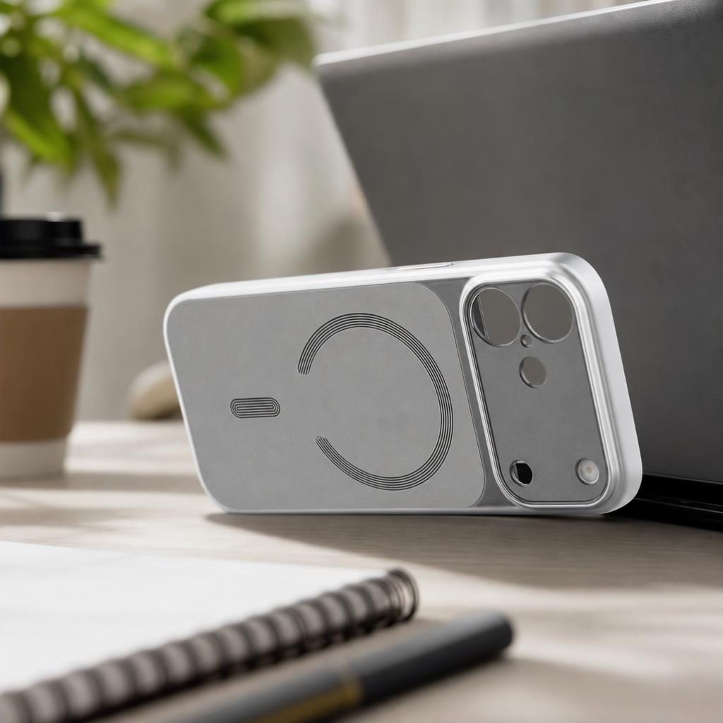 Carcasă Flippy iPhone 17 – detaliu design mat