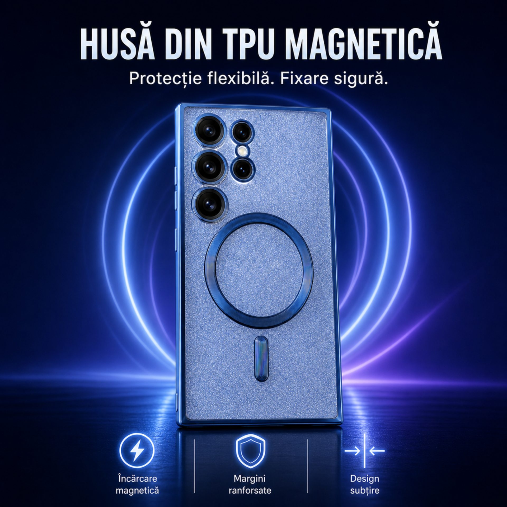 Husa Flippy Galaxy S24 Ultra vedere laterala protectie camera