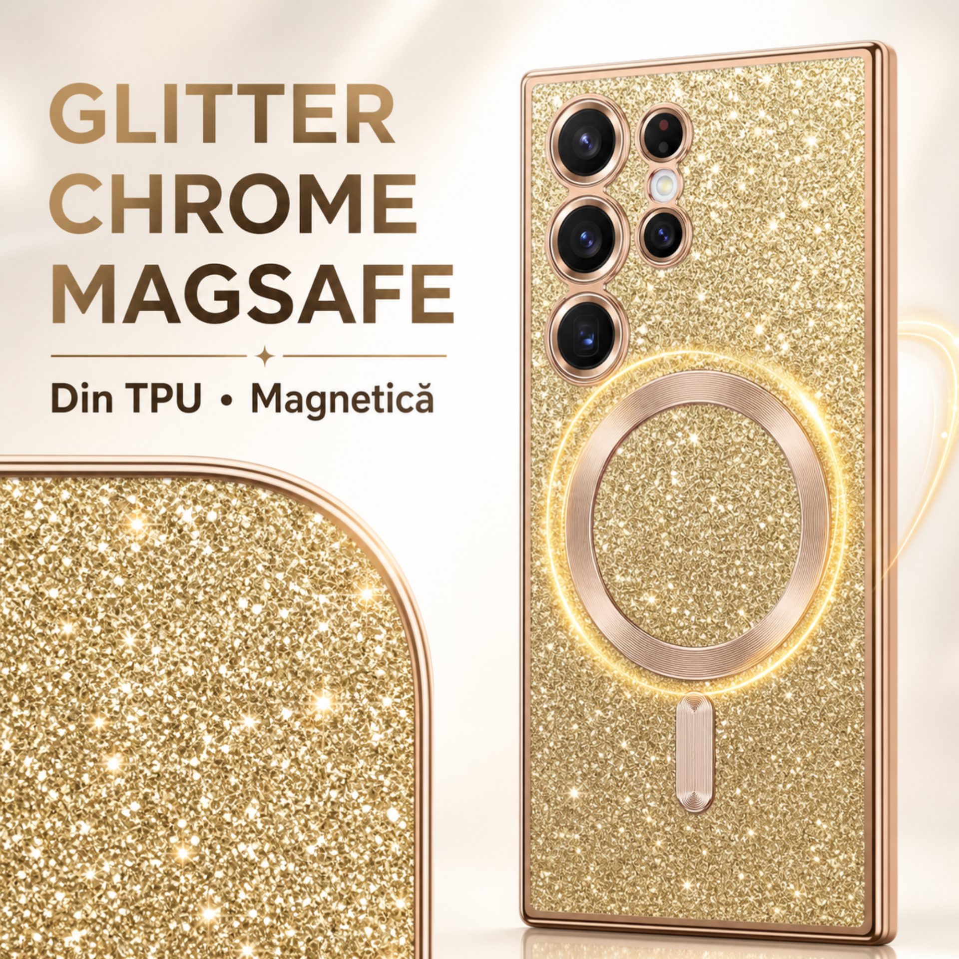 Vedere Laterală Husa MagSafe Galaxy S24 Ultra
