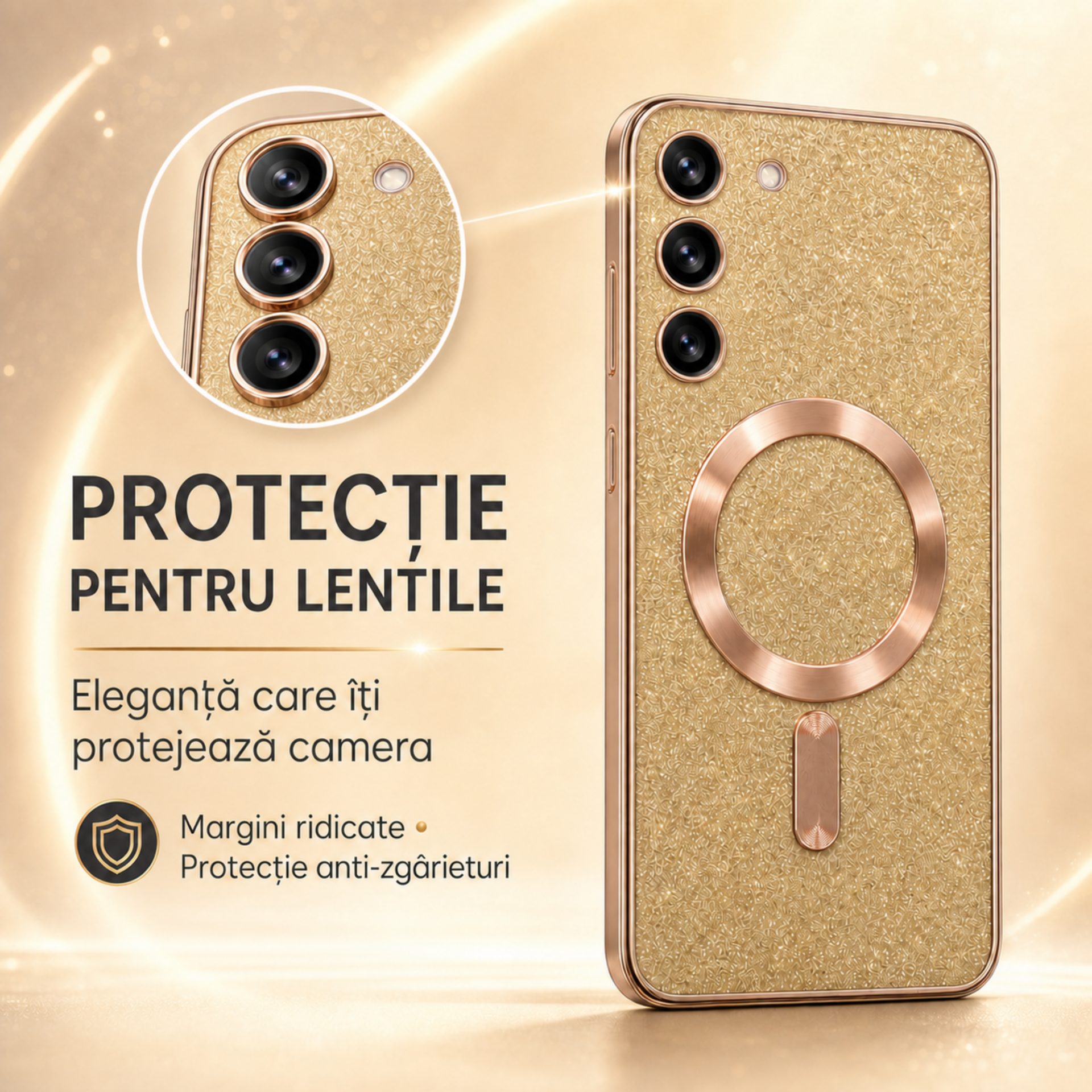 Husa cu protecție MagSafe Galaxy S23 detaliu