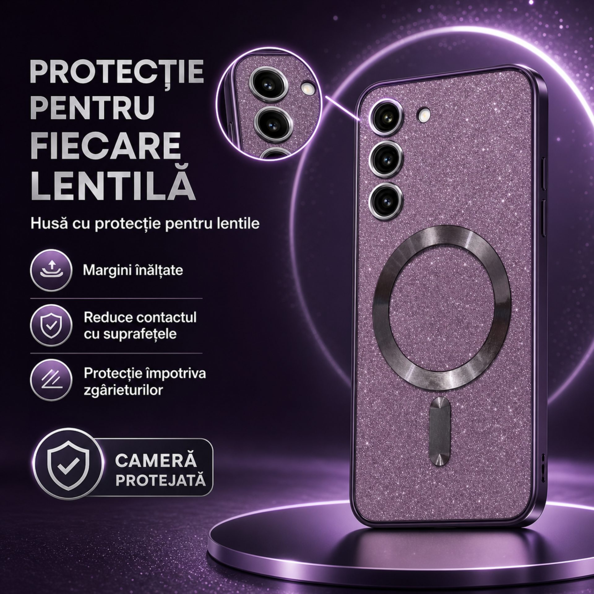 Husă Flippy Galaxy S23+ detaliu final