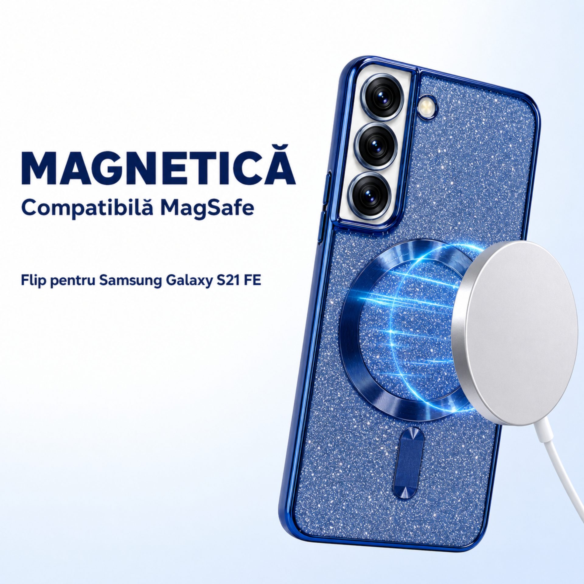 Husă Galaxy S21 FE cu MagSafe compatibilitate