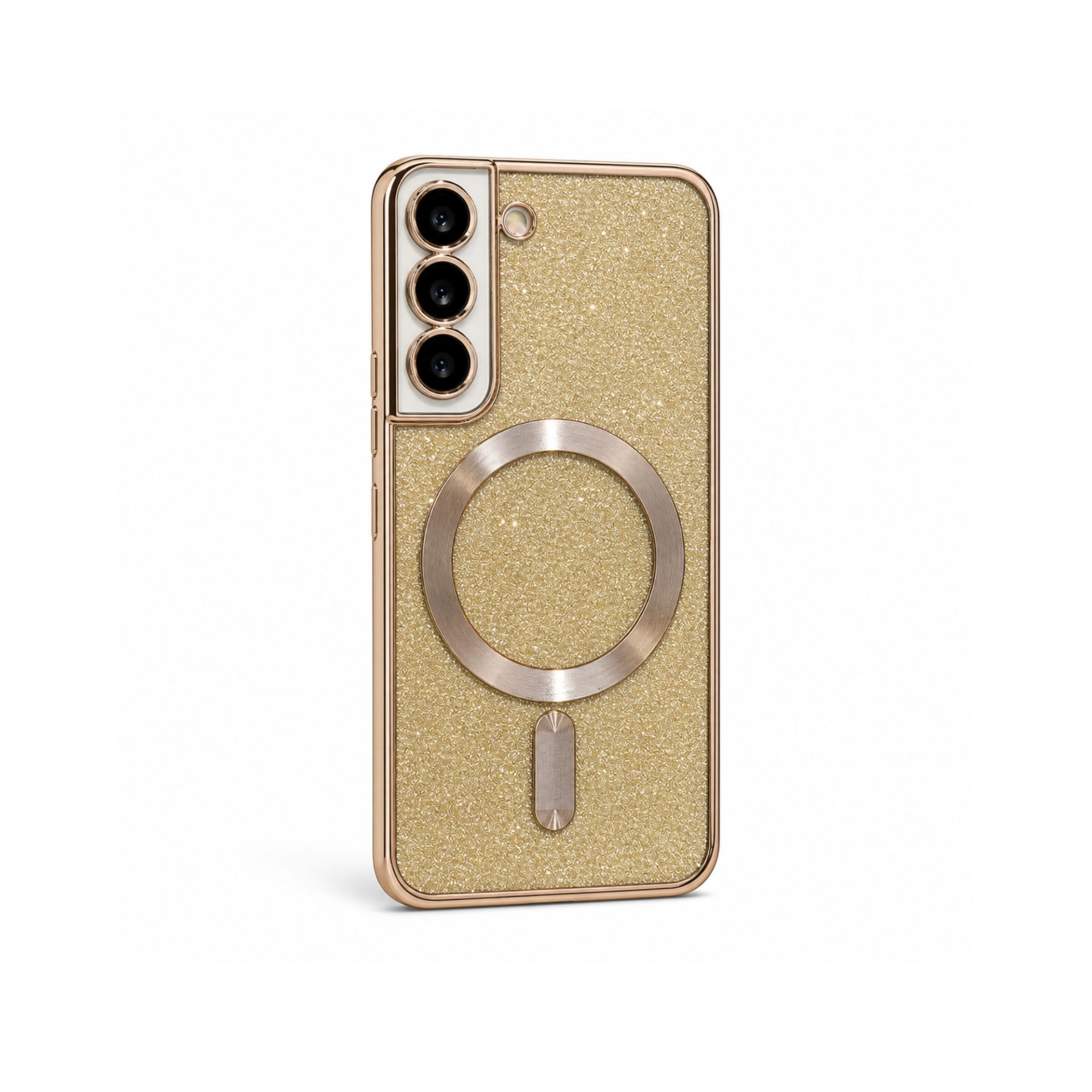 Husă protecție 2 în 1 Flippy Samsung Galaxy S21 FE MagSafe auriu