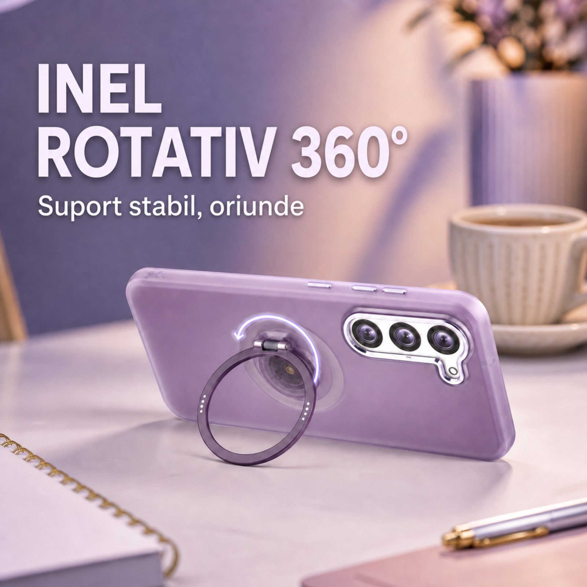Detaliu inel magnetic rotativ Flippy