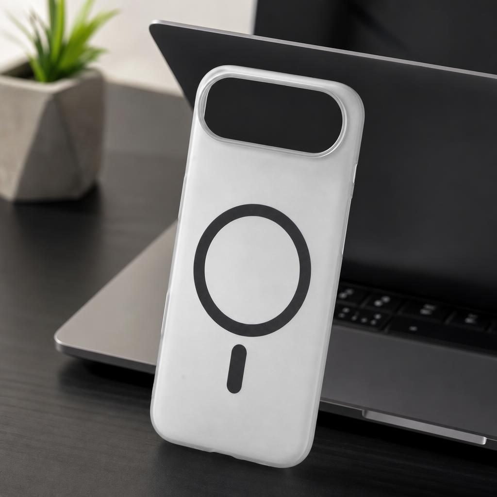 Husa de Protectie compatibila Apple iPhone 17 Air, Flippy, Magnetica Ultra-subtire, Anti-alunecare, Protectie PC, Rezistenta la Zgirieturi, Negru