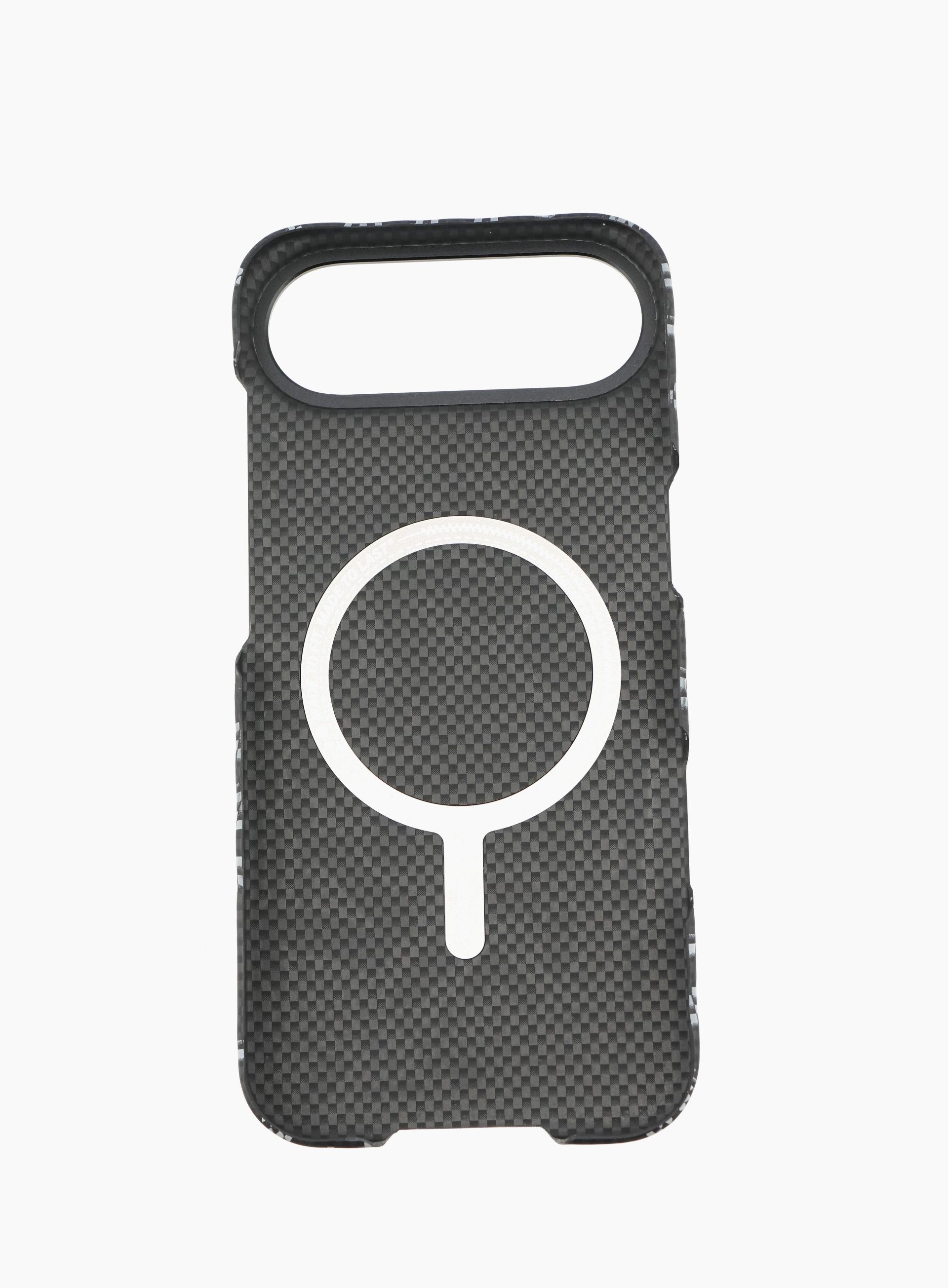 Husa pentru iPhone 17 Air, Flippy, Carcasa de Protectie Rezistenta Ultra-subtire, Suport Magnetic, Aspect Texturat, Negru
