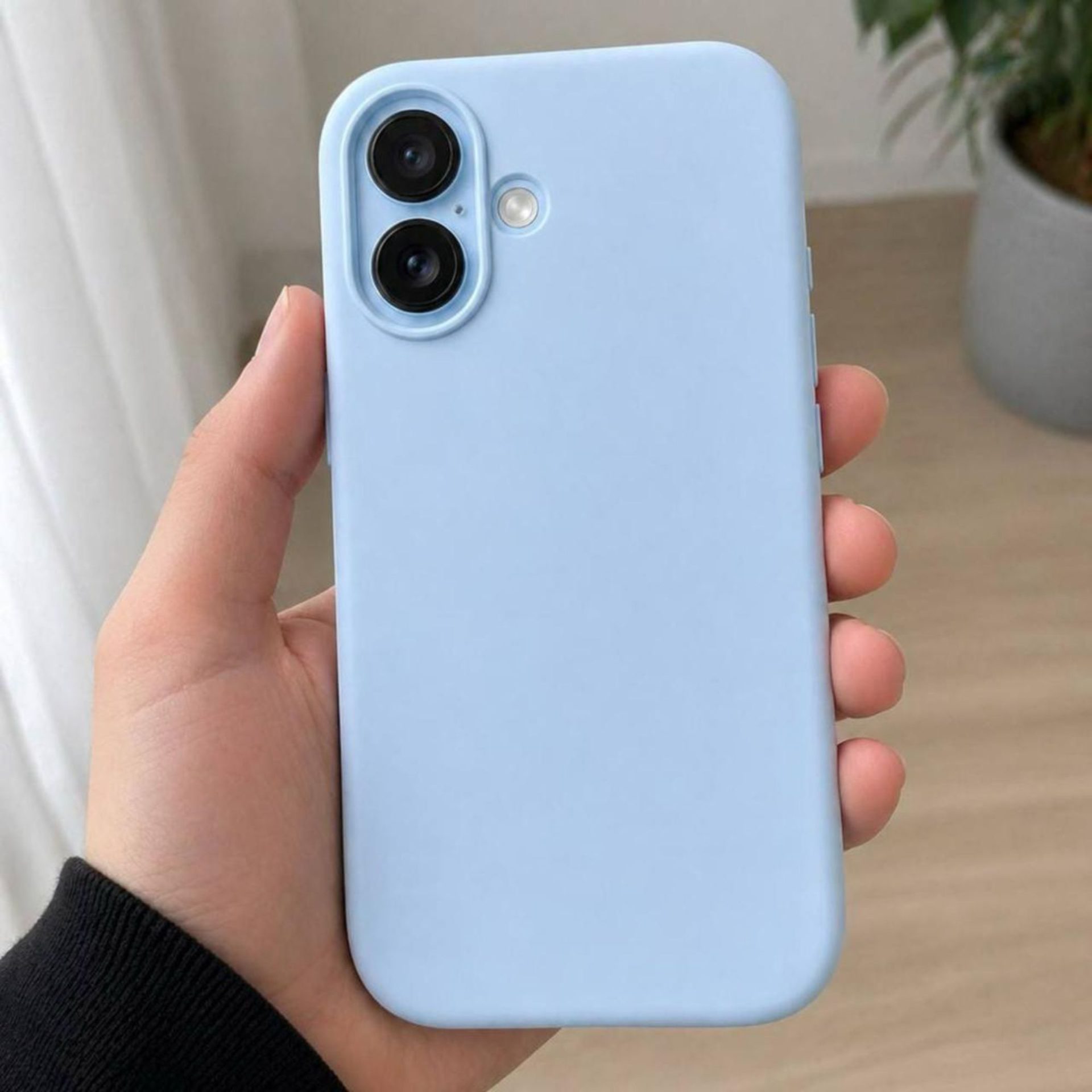 Husa de Protectie Telefon, , Compatibila cu iPhone 16 Plus, Silicon Premium Antisoc, Anti-Zgirieturi, MagSafe, Acces Camera Control, Protectie 360, Interior Microfibra, Albastru 2