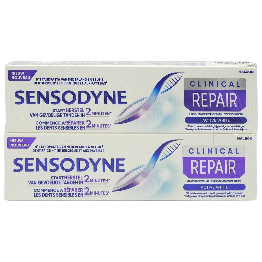 Pasta de Dinti, Sensodyne, 2 X 75 ml Clinical Repair Active White