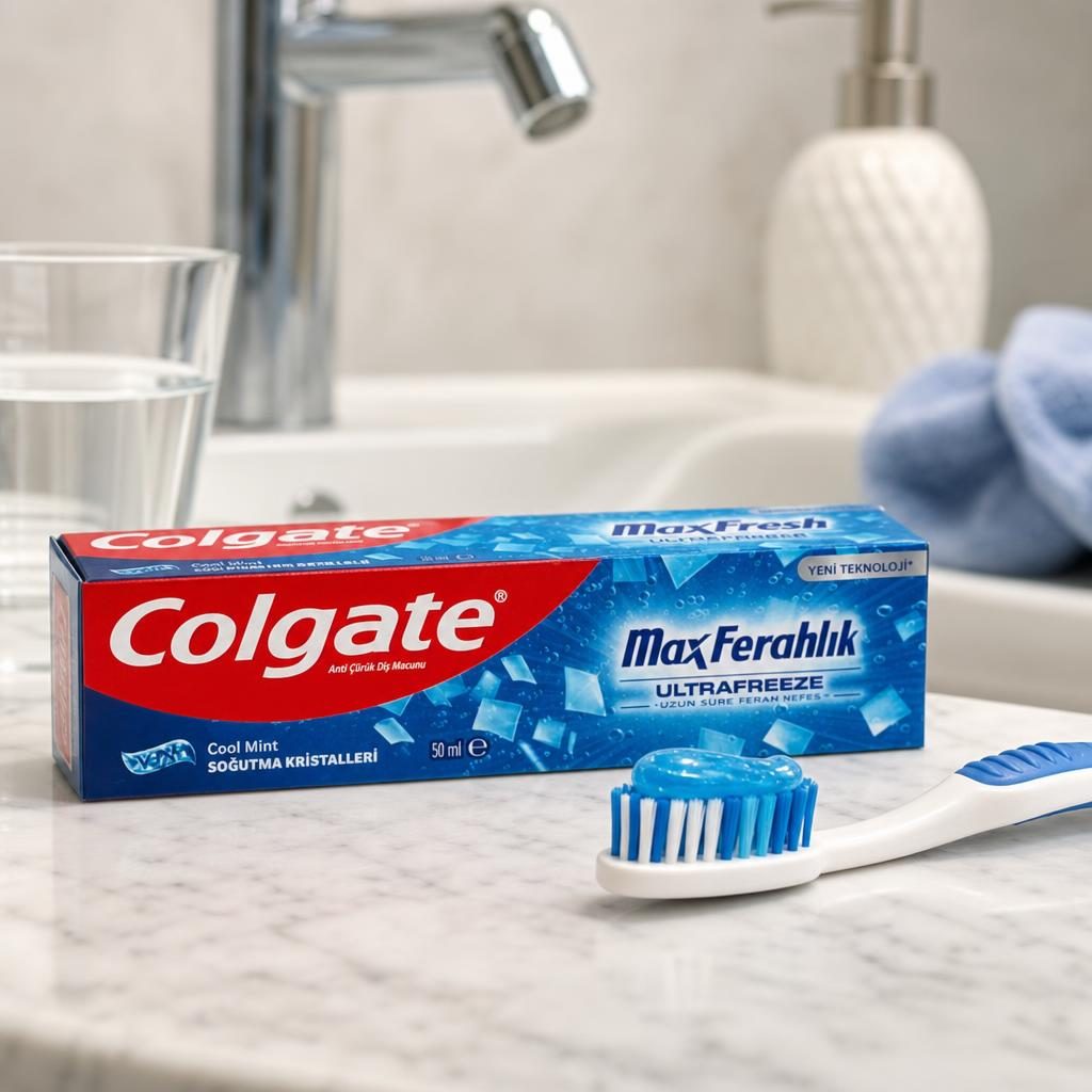 Pasta de Dinti, Colgate, 50 ml Max Fresh Cooling Cristals