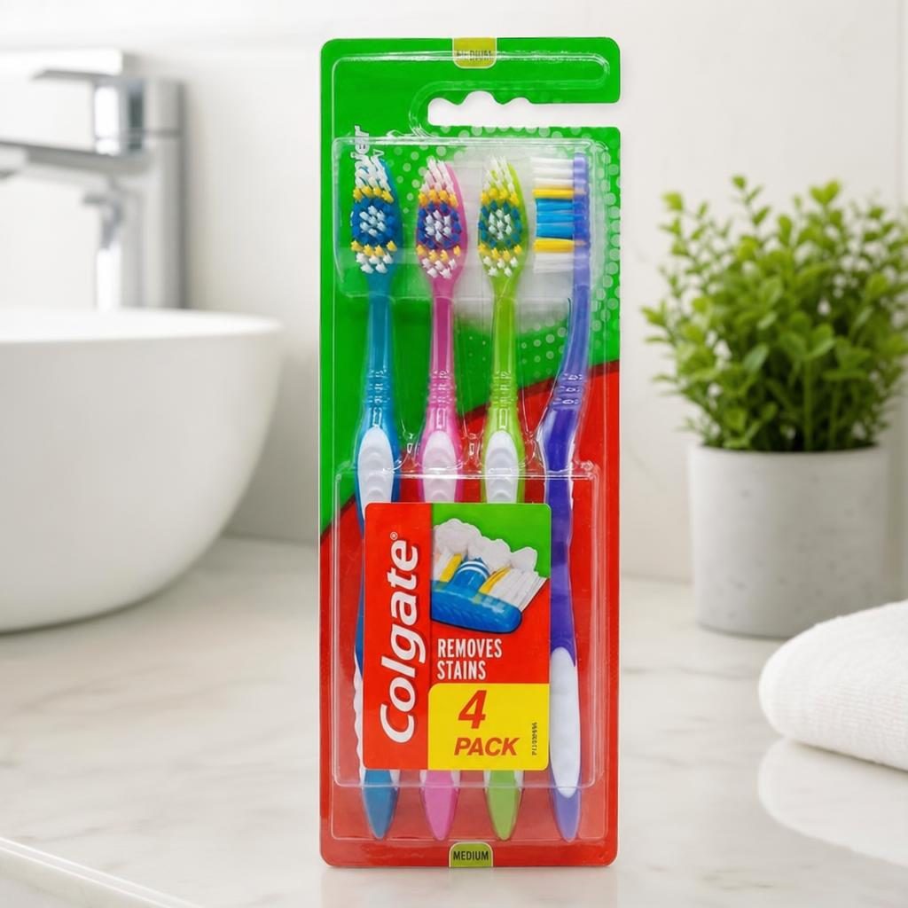 Periuta de Dinti, Colgate, Premier Clean Medium 4/Set