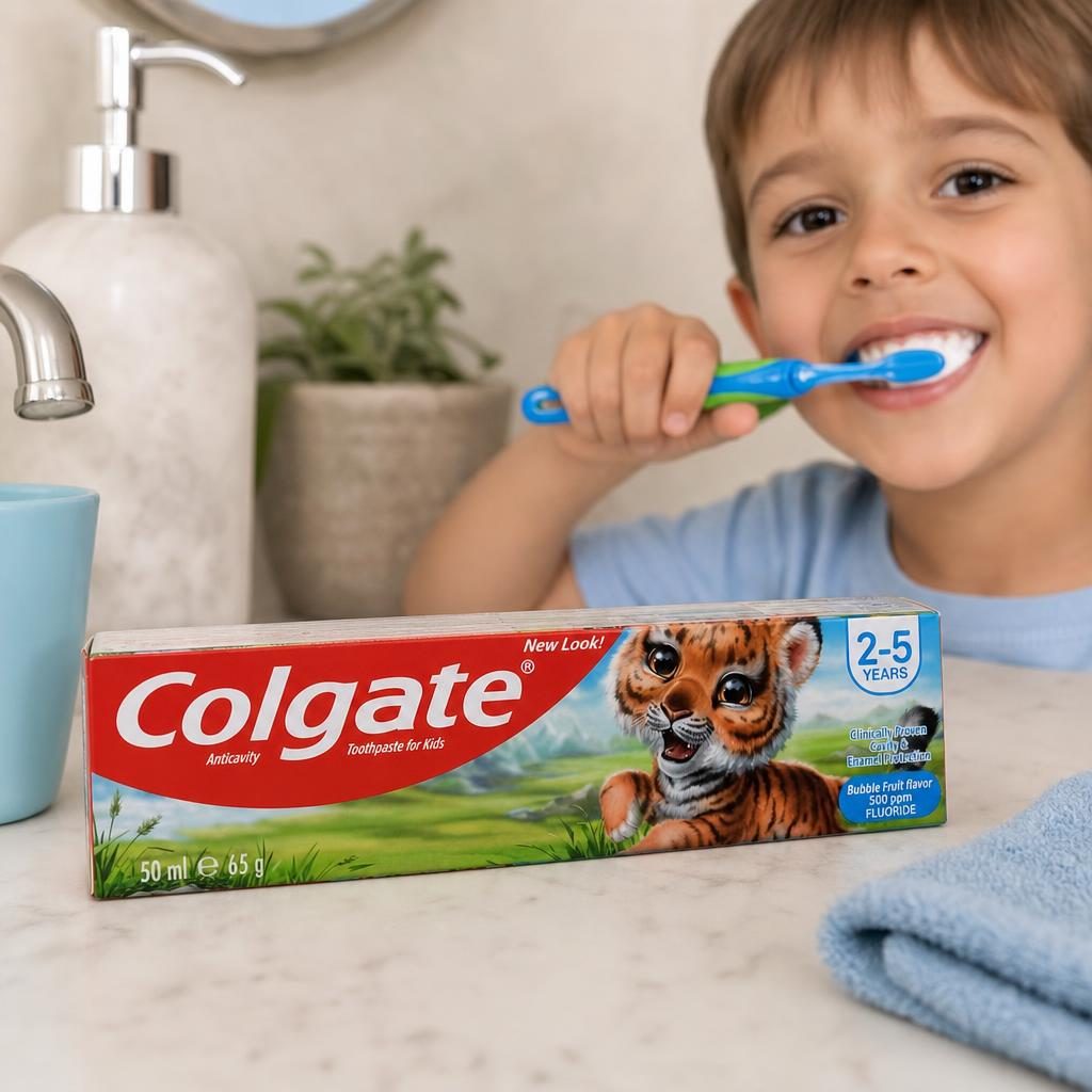 Pasta de Dinti pentru Copii, Colgate, 50 ml, Bubble Fruit 2-5 Ani
