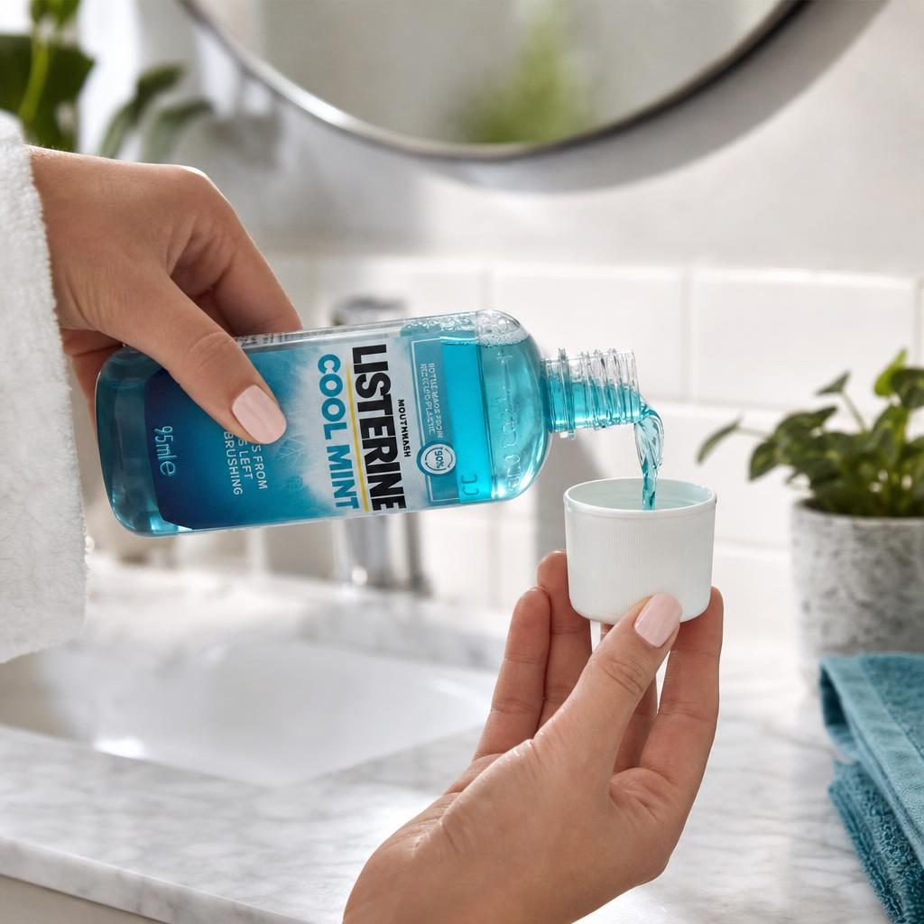 Apa de Gura, Listerine, 95 ml, Cool Mint