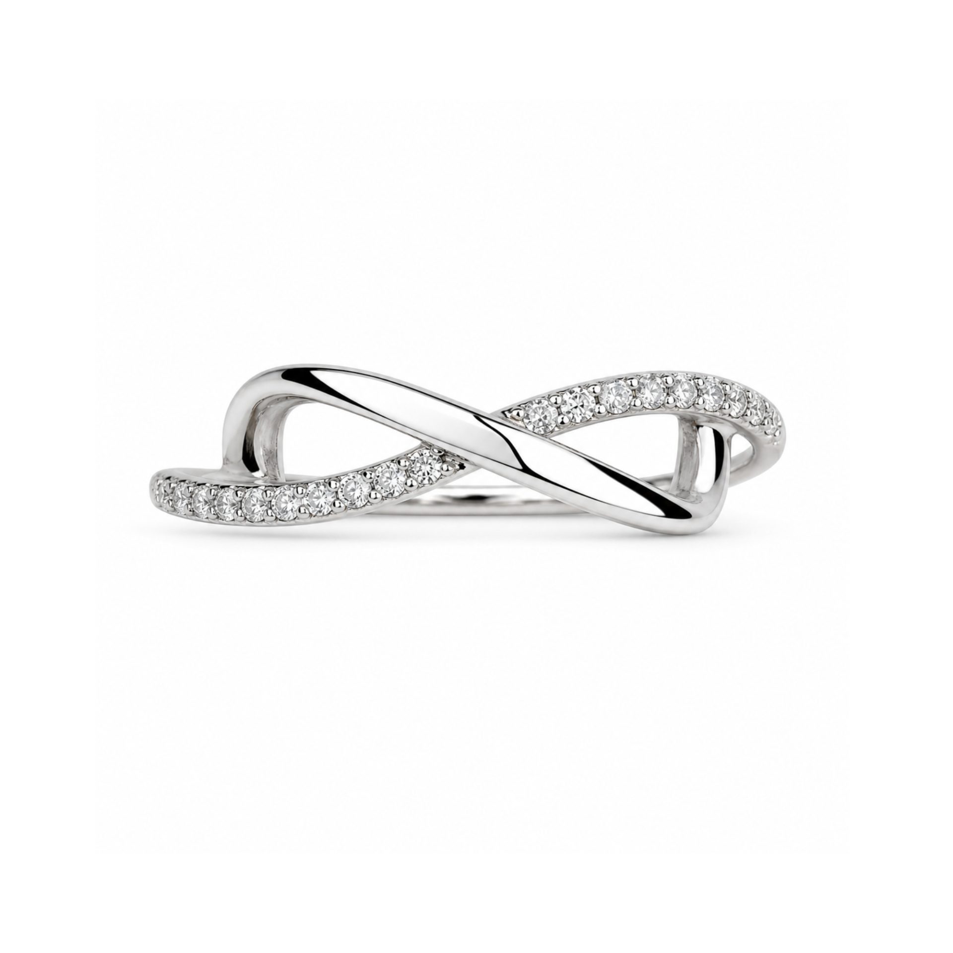 Inel Argint 925 Infinit Mare cu Zirconiu marime 56