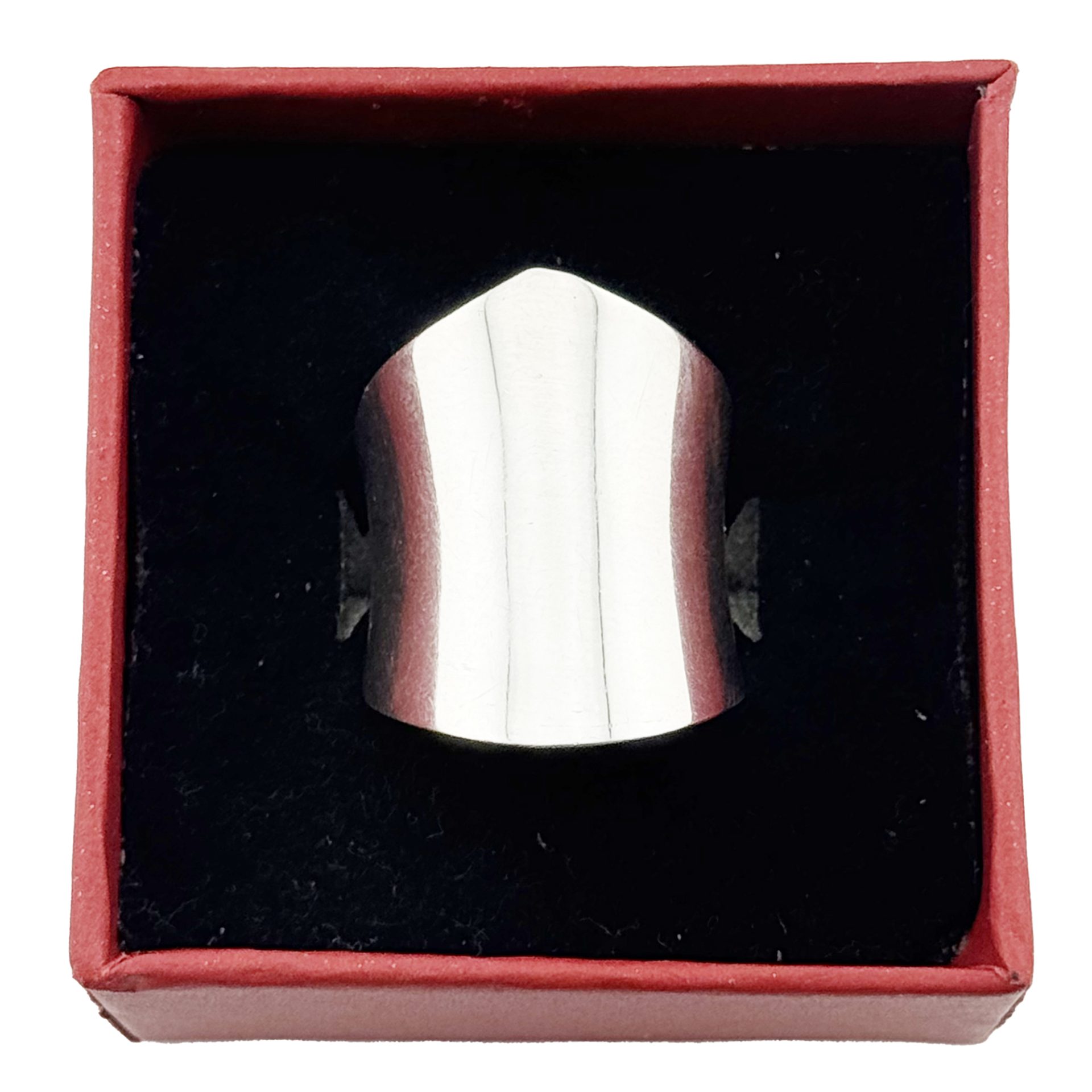 Inel pentru Dama, Jolie, Argint 925, Model Cilindric, 4.97 g ,2.5 cm x 1.8 cm, Marimea 56, Argintiu