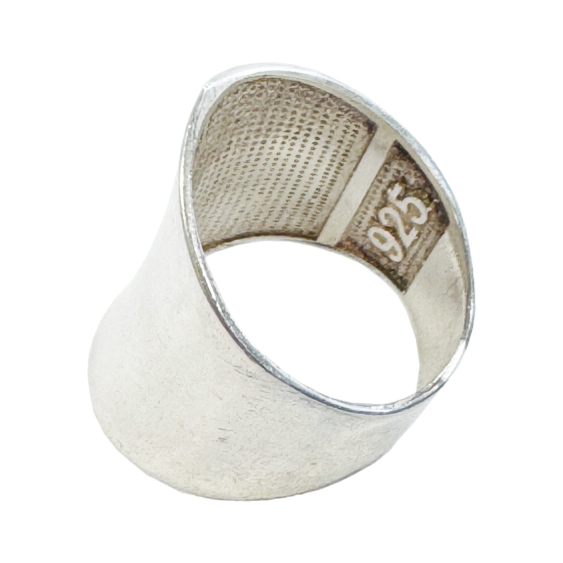 Inel pentru Dama, Jolie, Argint 925, Model Cilindric, 4.97 g ,2.5 cm x 1.8 cm, Marimea 56, Argintiu