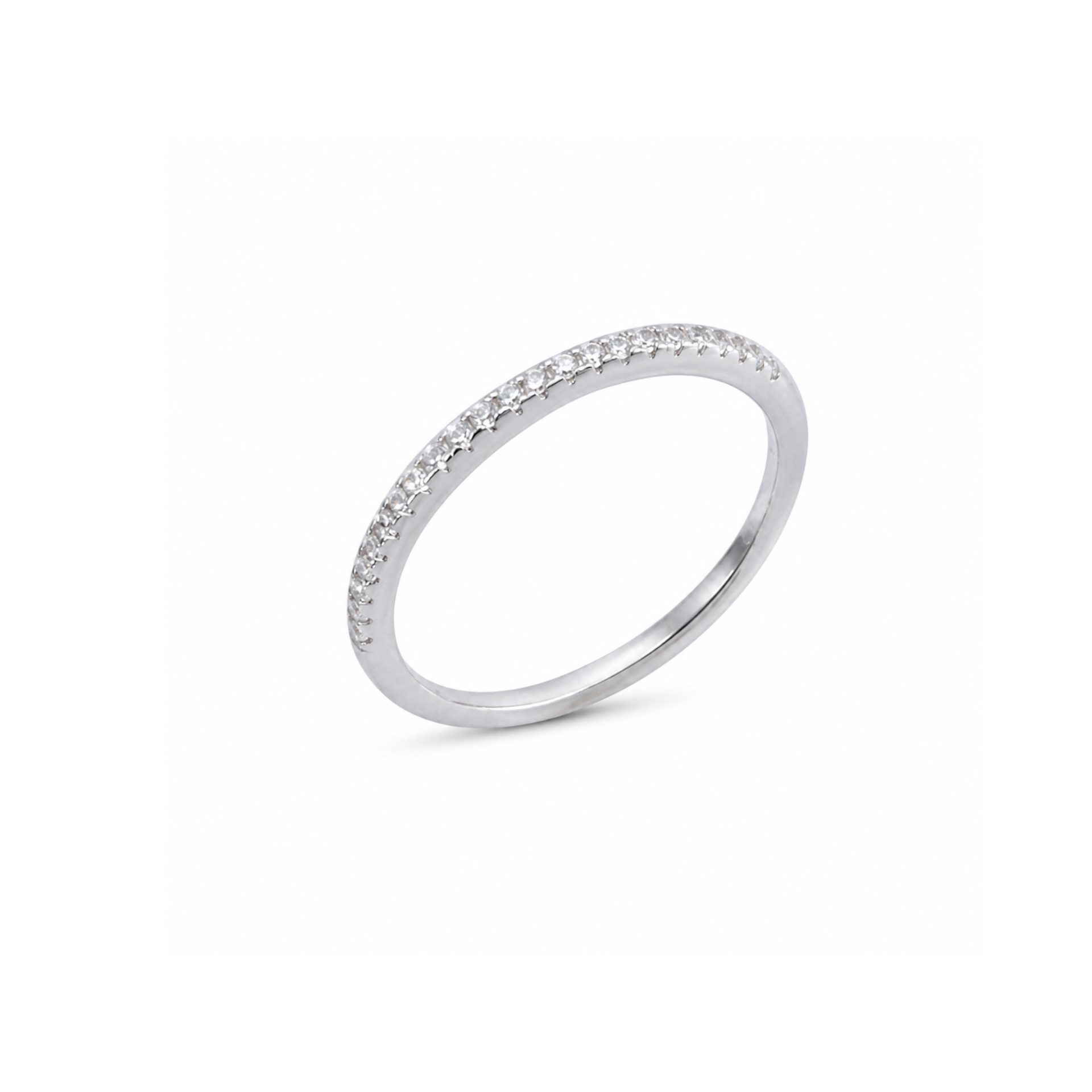 Inel eternity argint 925 minizirconii albe Jolie Silver
