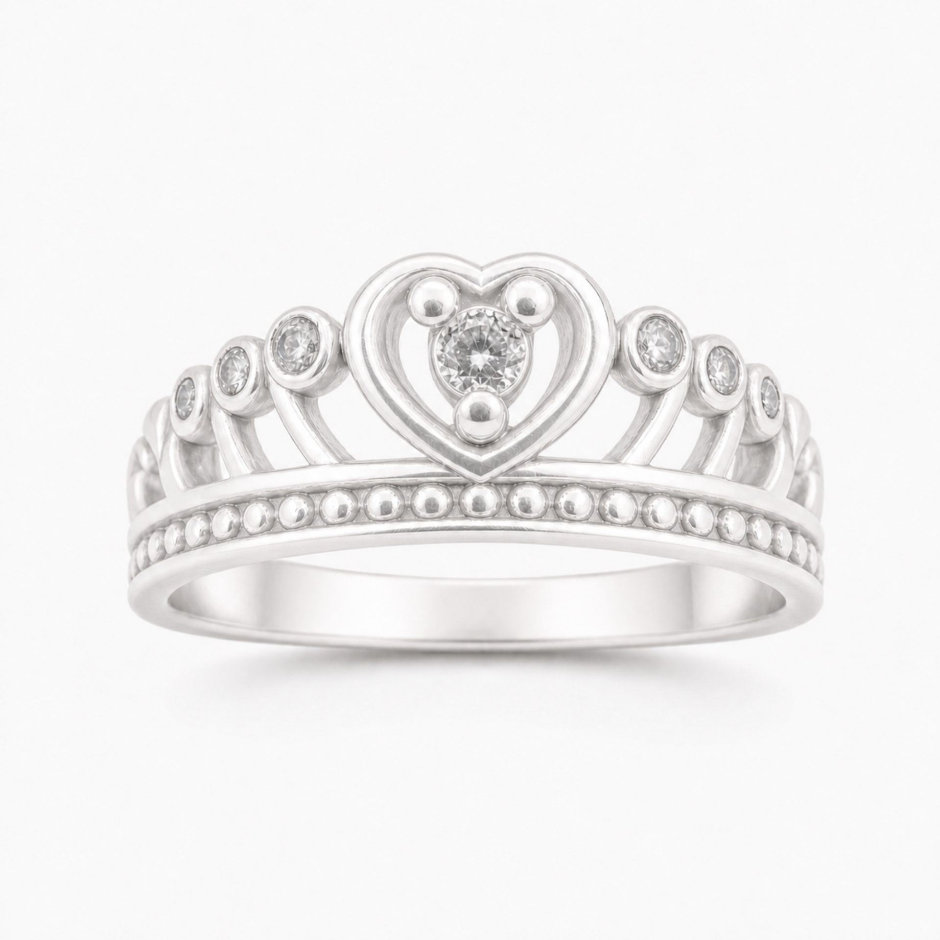 Inel Argint 925 Coroana cu Marcasite si Zirconiu, Marimea 52 1