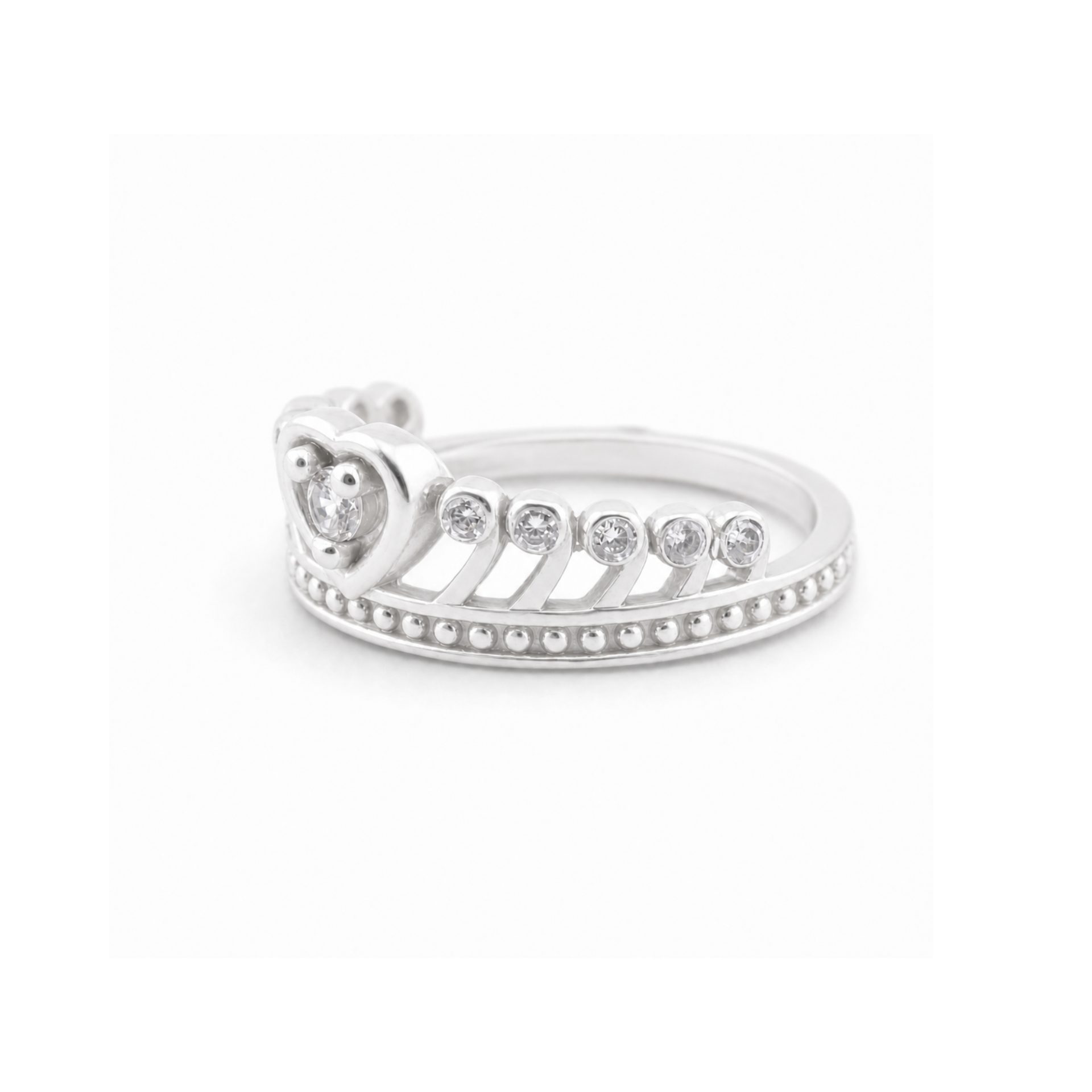 Inel Argint 925 Coroana cu Marcasite si Zirconiu, Marimea 52 3