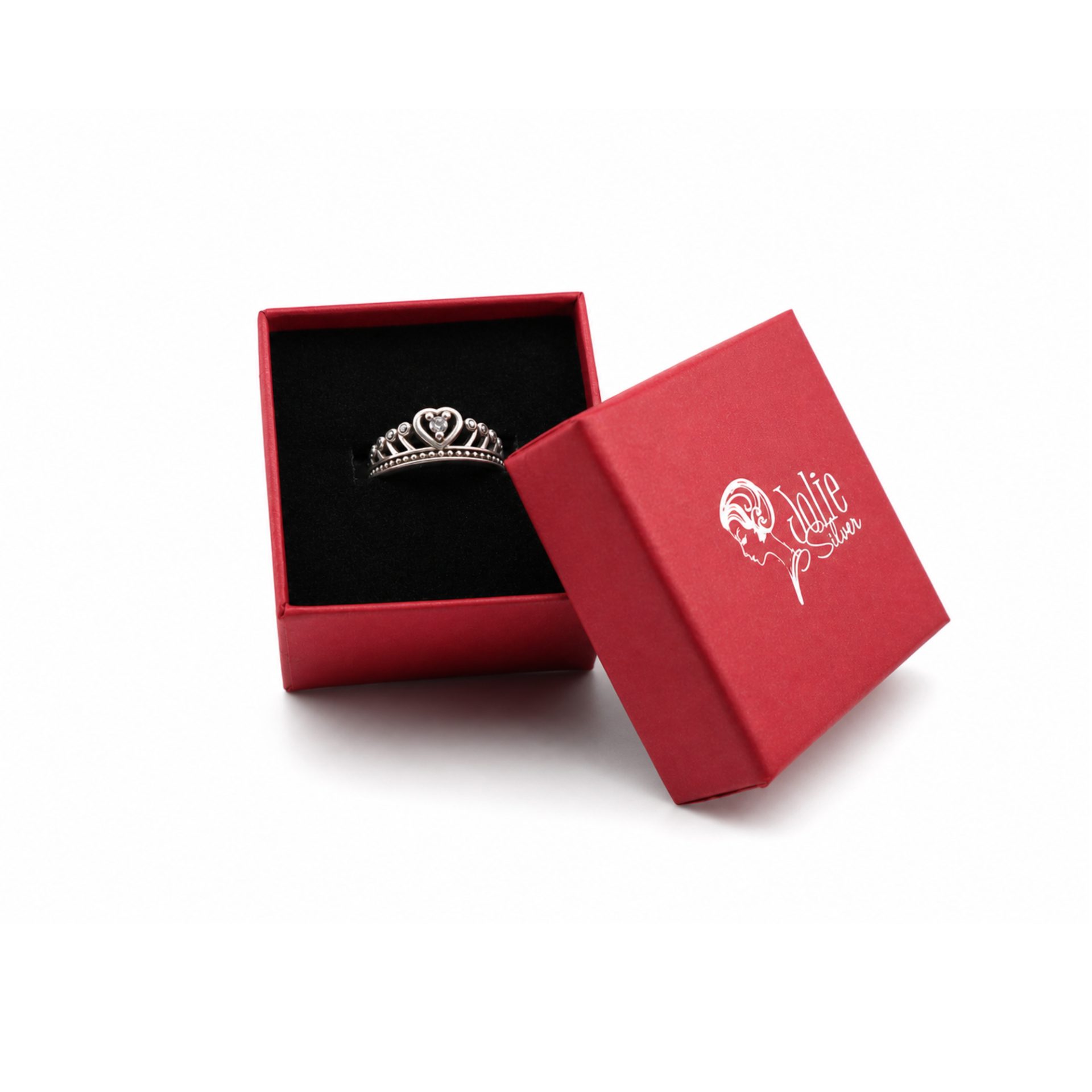 Inel Argint 925 Coroana cu Marcasite si Zirconiu, Marimea 52 5
