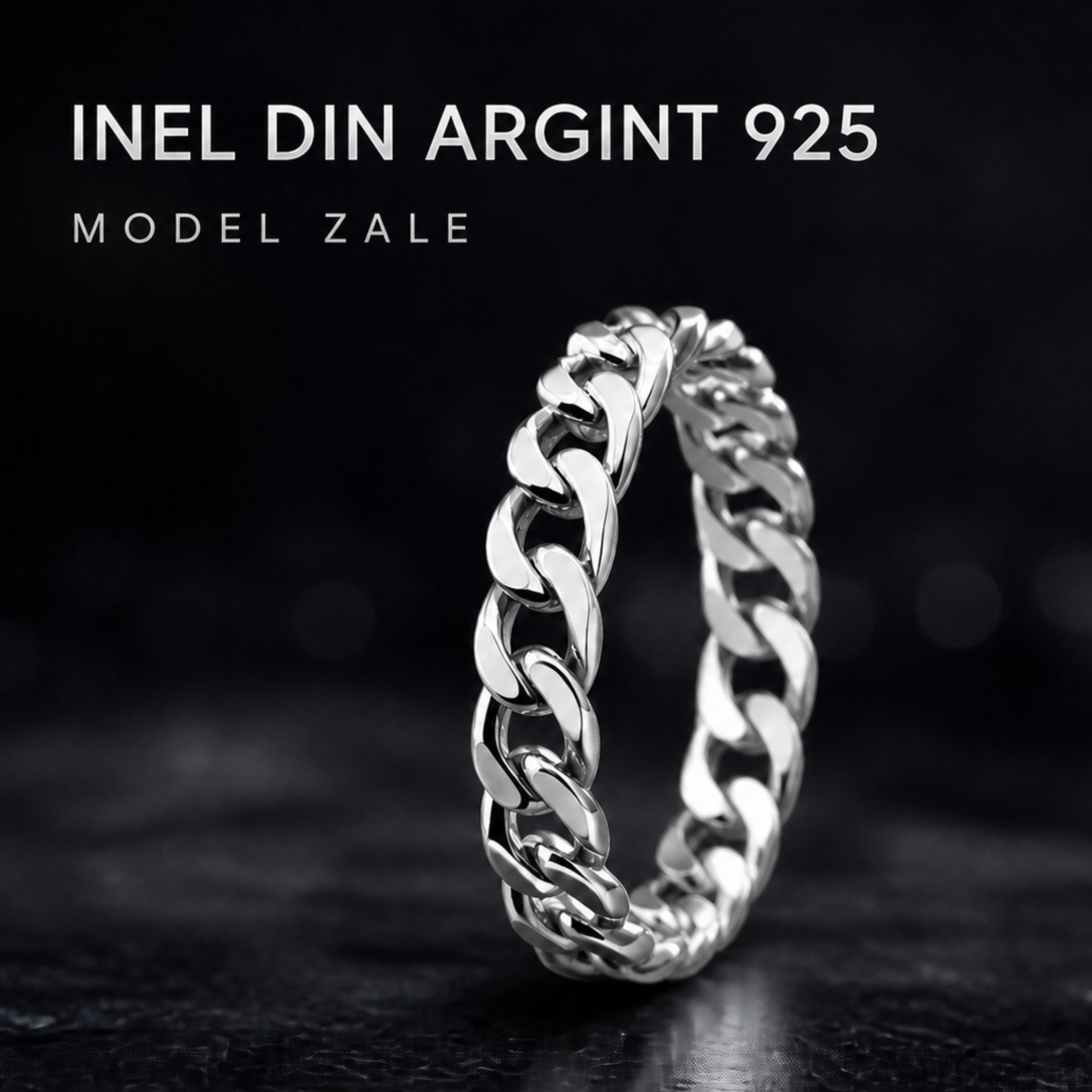 Detaliu inel argint 925 zale model Jolie Silver