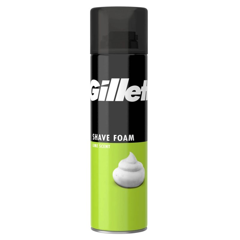 Spuma, Gillette, Ras 200 ml Regular Lemon 1