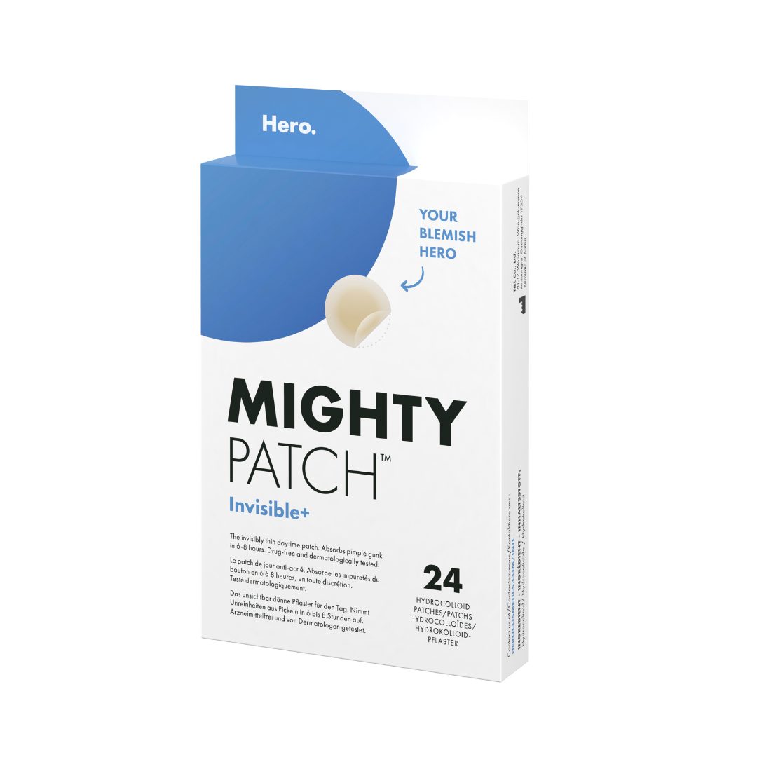 Plasturi hidrocoloidali anti acnee Hero Mighty Patch Invisible+ pentru tratarea coșurilor cu puncte albe, 24 bucăți 1