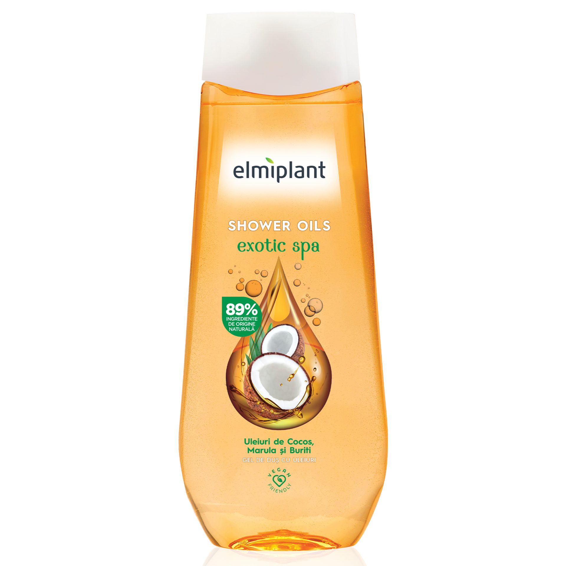Gel de Dus Elmiplant cu Ulei de Cocos 400 ml