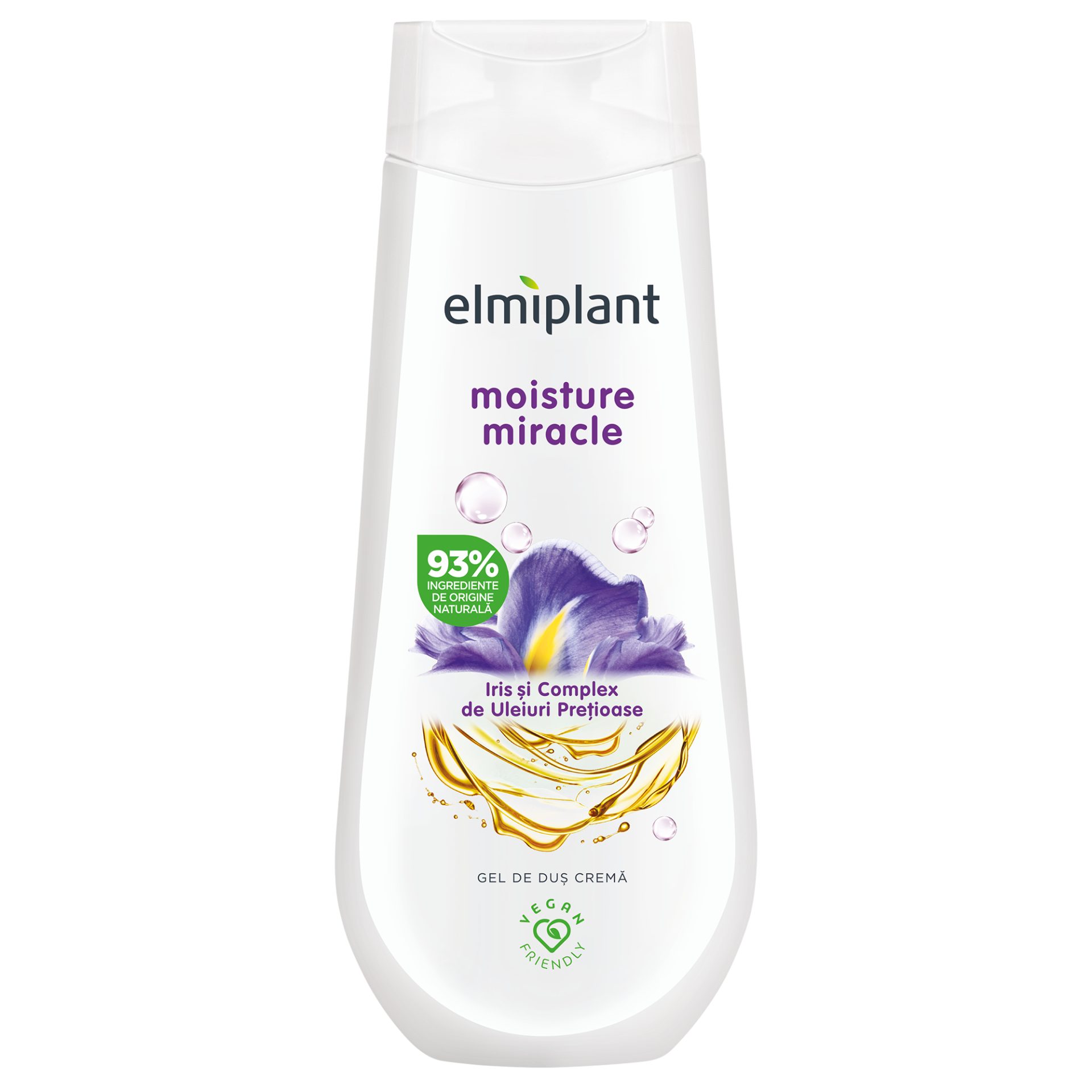 Gel de Dus Crema Elmiplant Iris Uleiuri Pretioase 400 ml