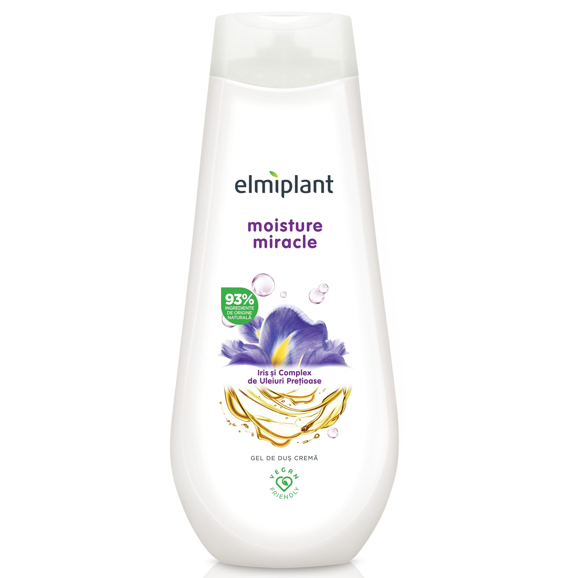 Gel de Dus Crema Elmiplant cu Iris și Uleiuri Prețioase 750 ml