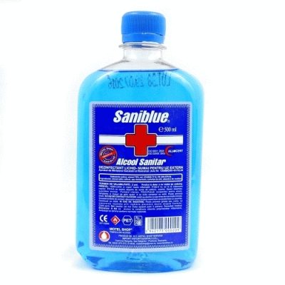 Set, Saniblue Alcool Sanitar 500 ml 12 buc / 1